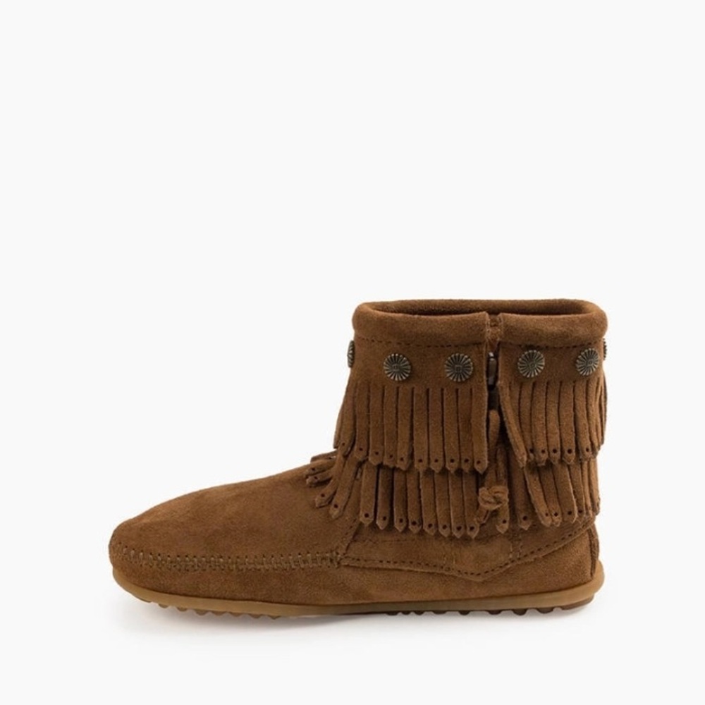 Double Fringe Side Zip Boot Size 9 NWOB so comfy